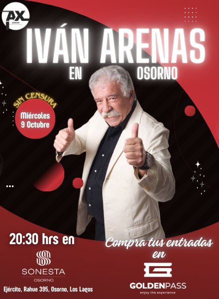 Iván Arenas flyer principal 9 oct