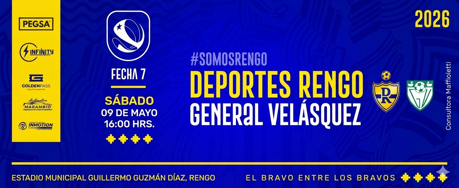 RENGO VS GRAL VELASQUEZ - BANNER